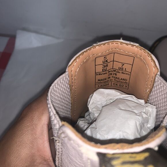 Dr. Martens Doc 2976 Vintage Taupe Virginia Chelsea Boots Womens Sizes 7 - Picture 4 of 11